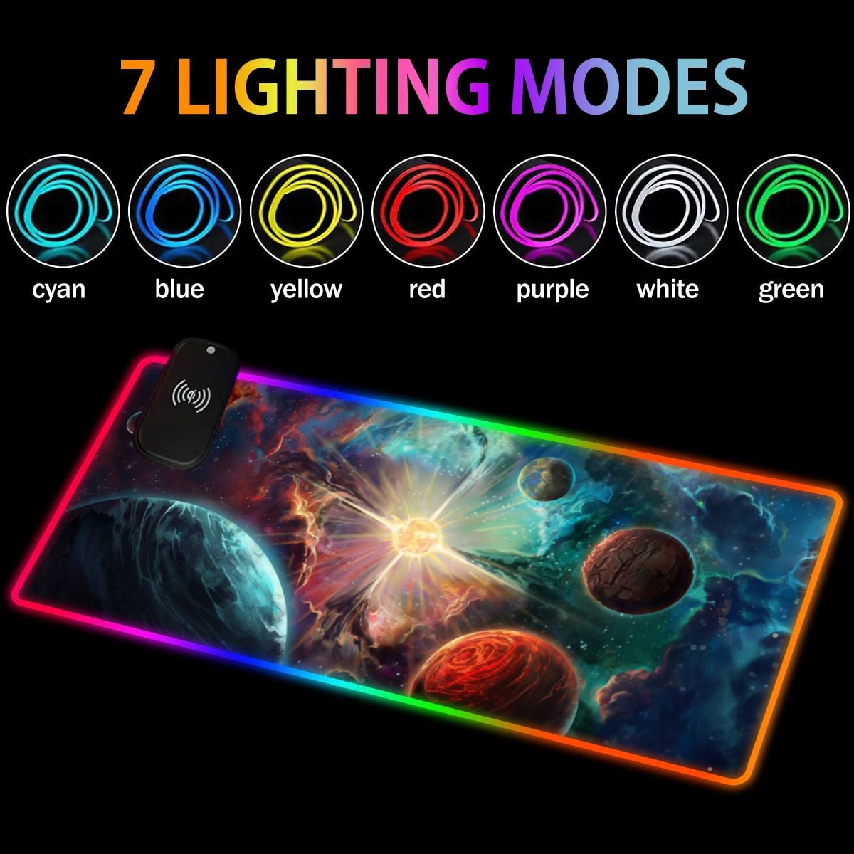 Exoplanets - RGB Deskmat
