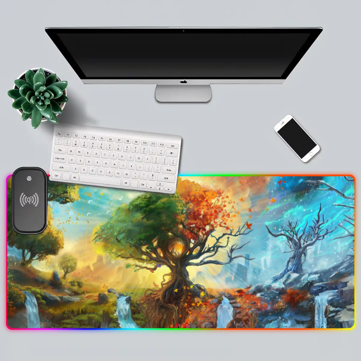 Seasons - RGB Deskmat