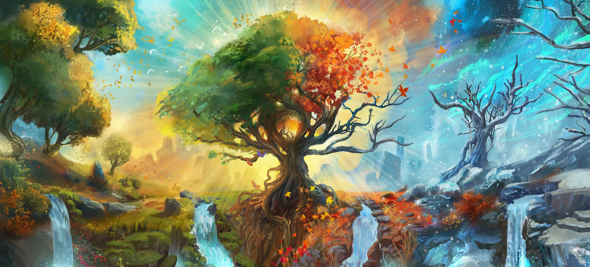 Seasons - RGB Deskmat