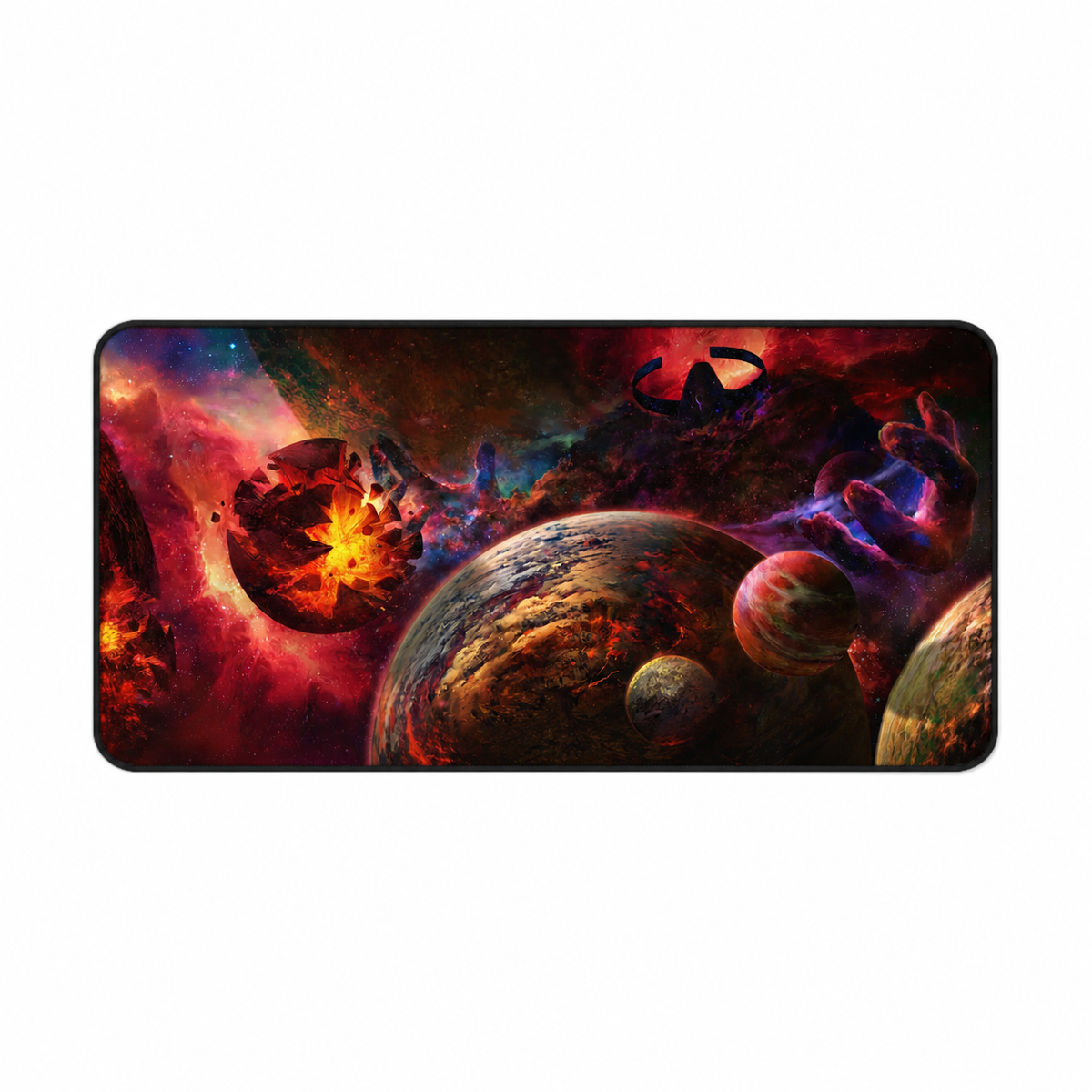 Cataclysm 16 by 36 deskmat front view