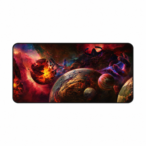Cataclysm 16 by 36 deskmat front view