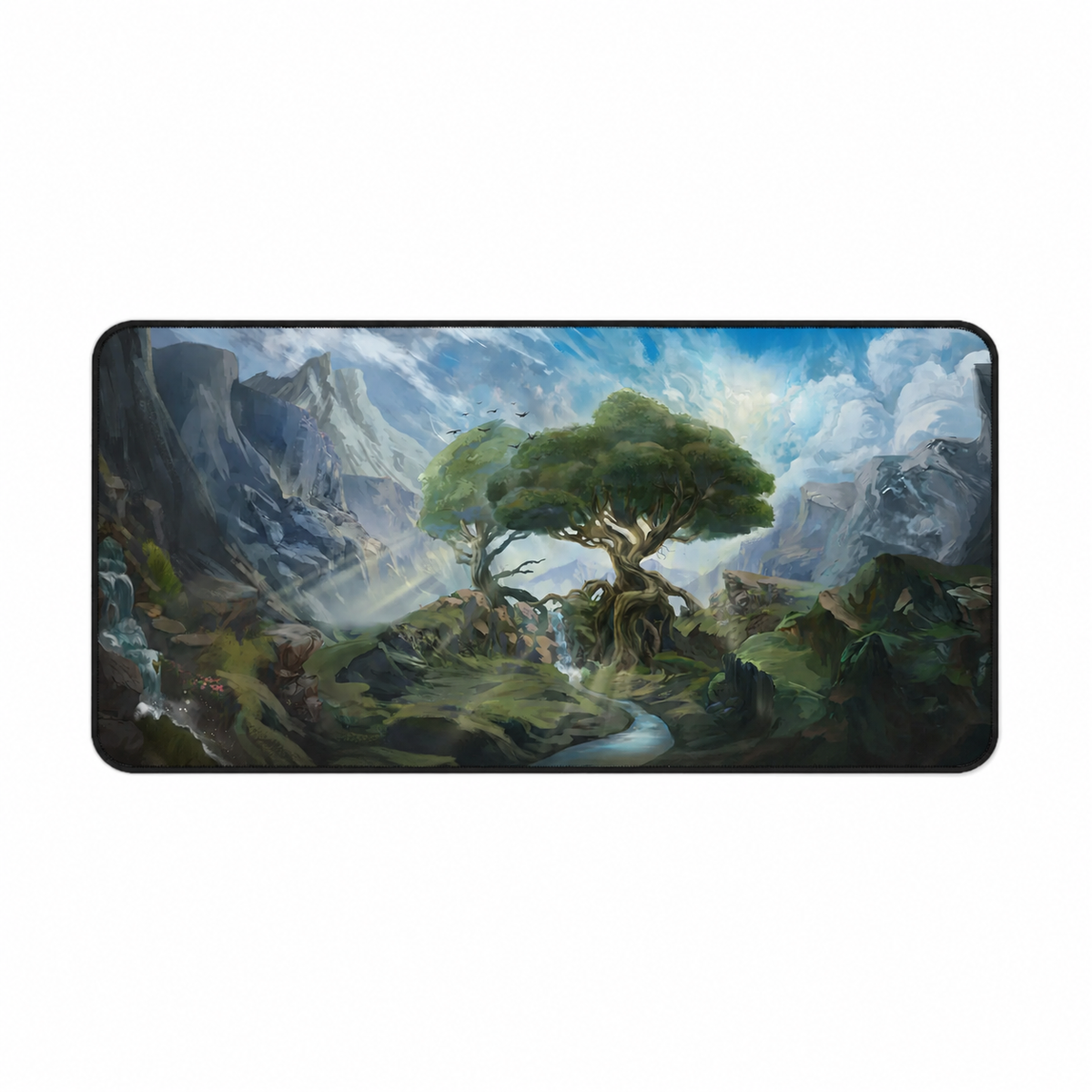 Garden of Eden 16 by 36 deskmat front view